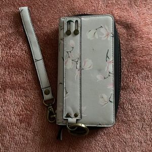 Wallet wristlet and matching iPhone 11 case